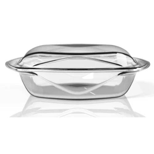 Тенджера от огнеупорно стъкло правоъгълна 32x26xh10см