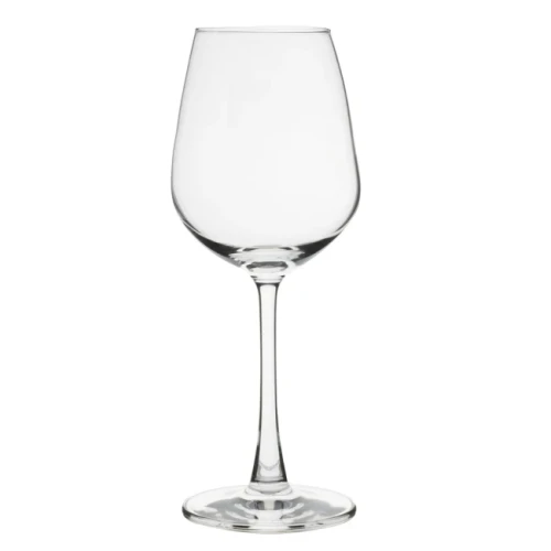 Стъклена чаша за бяло вино на столче