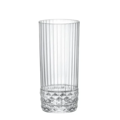 Стъклена висока чаша за коктейли / вода "LONG DRINK" 400мл