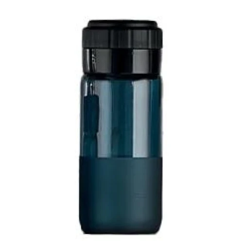 Стъклена солница синя