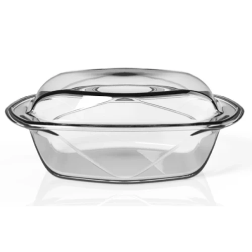 Тенджера от огнеупорно стъкло правоъгълна