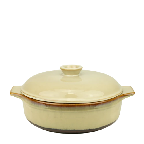 Керамичен гювеч с капак  Ø28xh15cm 3.5L