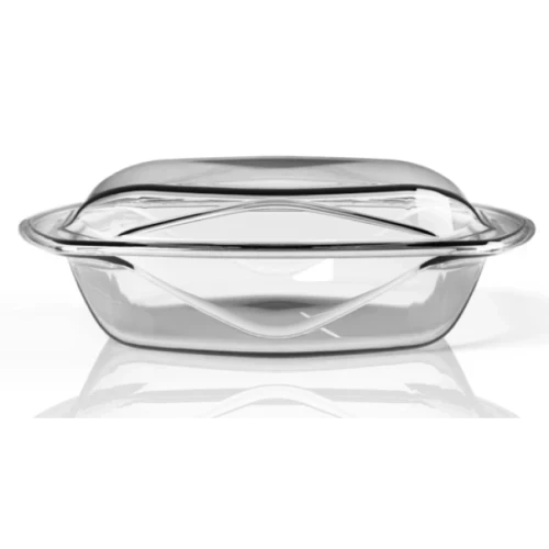 Тенджера от огнеупорно стъкло правоъгълна 32x26xh10см