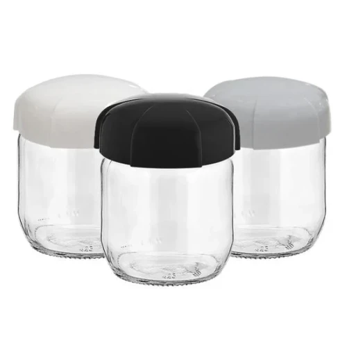 Стъклен буркан без декор