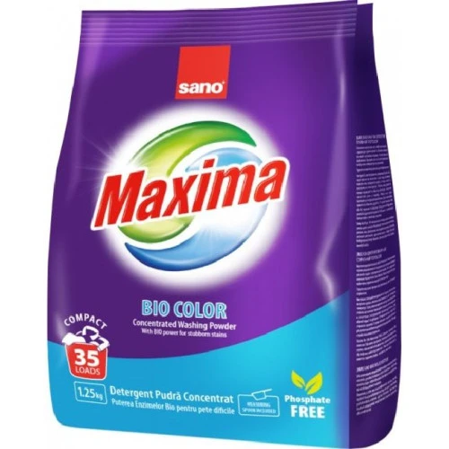 Sano Maxima Biocolor - Концентриран Прах за Пране