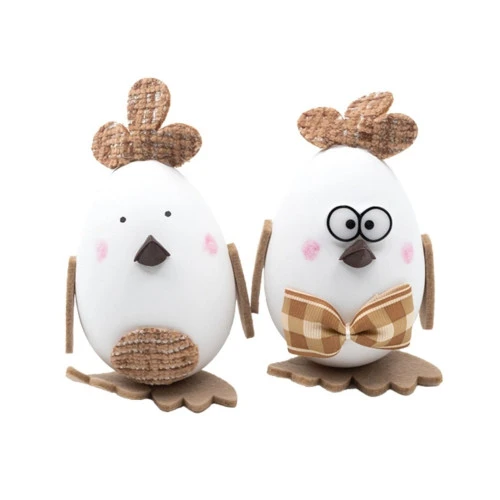 Великденски яйца пиле, 2 бр кафяв цвят