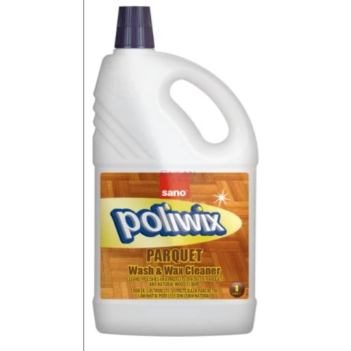 Sano "Poliwix" - почистващ препарат за паркет (2 литра)