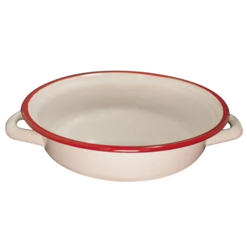 Емайлирана тава за готвене с дръжки ф16см