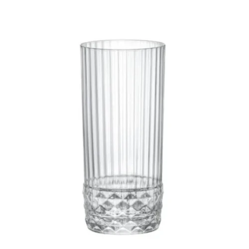 Стъклена висока чаша за коктейли / вода "LONG DRINK" 400мл