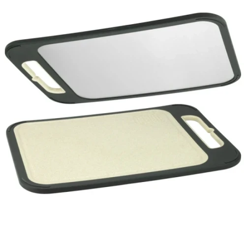 Пластмасова дъска за рязане двустранна с хром