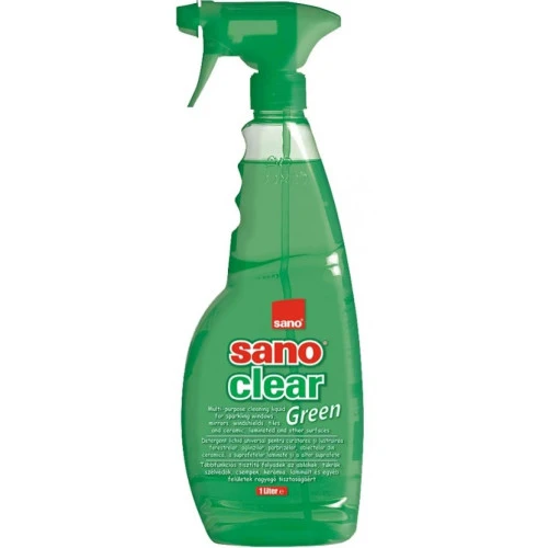 Sano Clear "Green" - почистващ препарат за прозорци