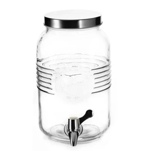 Стъклен буркан с канелка