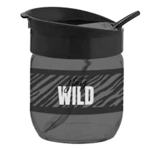 Стъклен буркан с декор и лъжичка