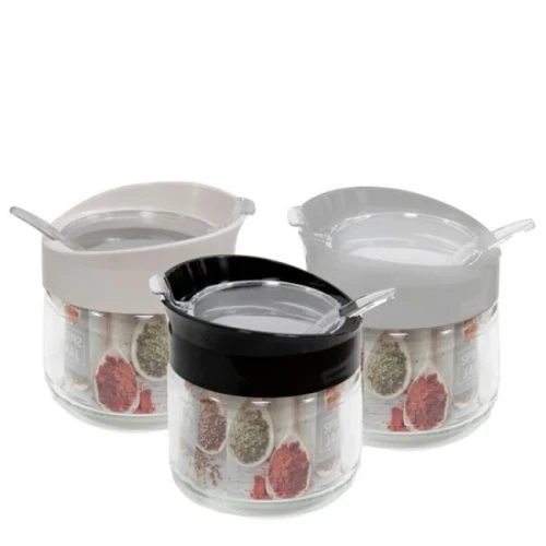 Стъклено бурканче с лъжичка