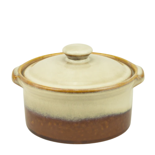 Керамично гювече с капак Ø14x10см, 550ml