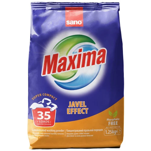 Sano Maxima Javel - Концентриран Прах за Пране