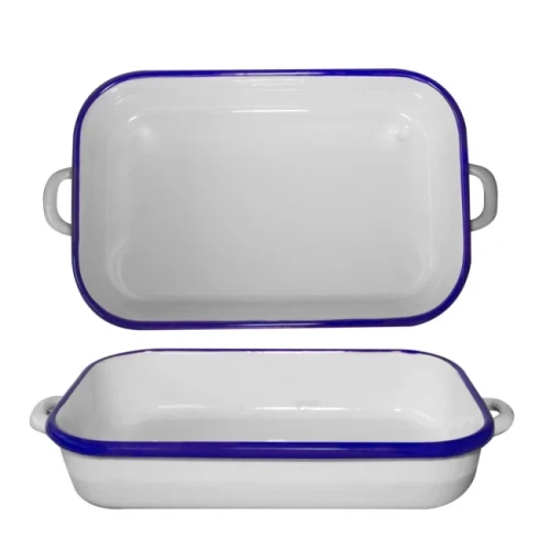 Емайлиран ростер правоъгълен 32см