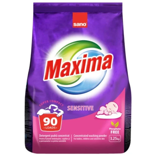 Sano Maxima Sensitive - Концентриран Бебешки Прах за Пране