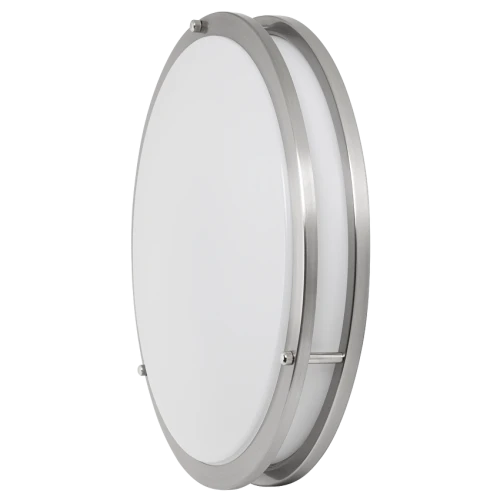 Декоративна LED плафониера 36W, 4200K, 220-240V AC, Сатиниран никел, кръг, IP20