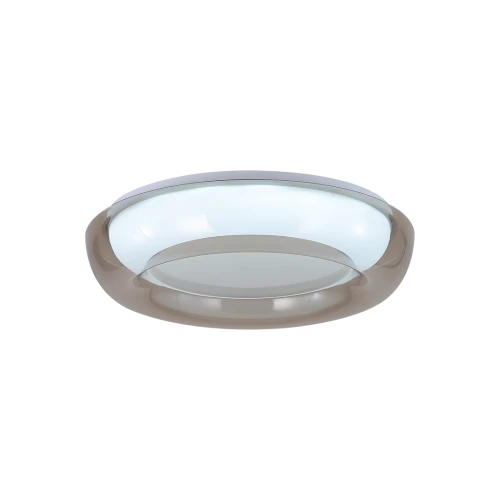 LED димираща ССТ плафониера с дистанционно управление, опушен кварц, max.72W, 3000K-6000К, 220-240V AC, кръг, IP20