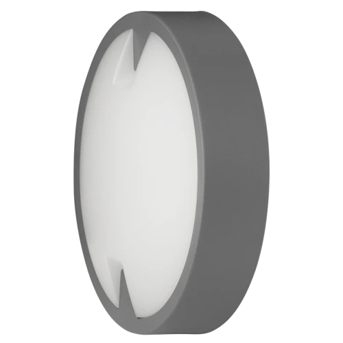 LED ВОДОУСТОЙЧИВА ПЛАФОНИЕРА КРЪГ, СИВА, 18W, 4000K, 220-240V AC, НЕУТРАЛНА СВЕТЛИНА, IP65
