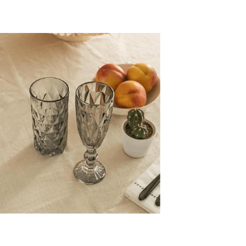 Стъклена чаша за вода / безалкохолни напитки висока